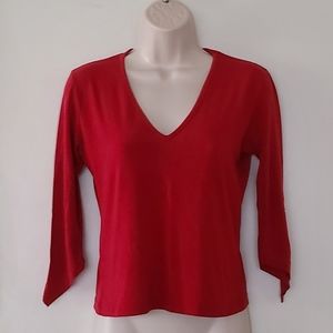 RED V-NECK Shirt